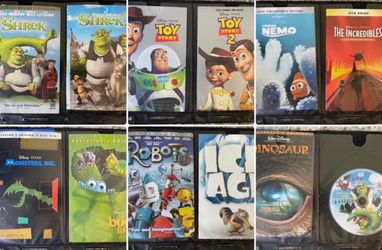 Disney Pixar & Shrek DVD Lot | Toy Story Nemo Monsters Inc