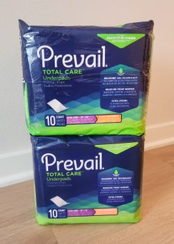 BRAND NEW!!! PREVAIL TOTAL CARE UNDERPADS