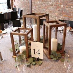 Wedding Lantern Centerpieces Set Of 3 (More Available )