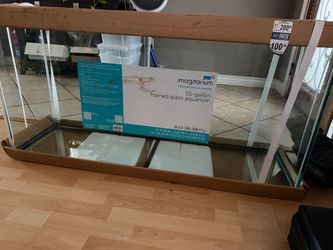 55 gallon glass aquarium