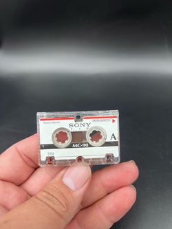Sony MC-90 Recordable Microcassette Tape 90 min w/ Hard Case