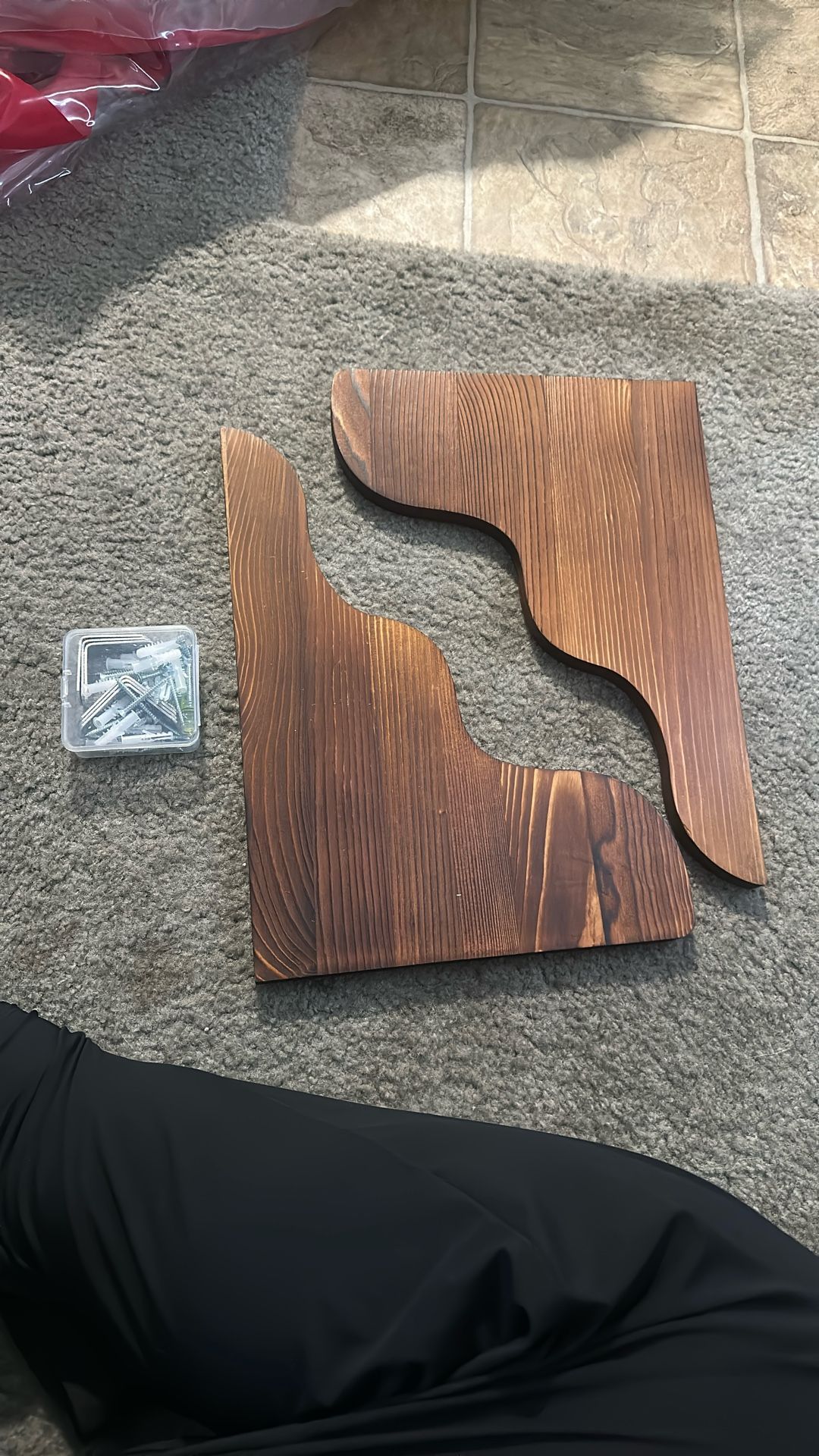 Floating Corner Shelves