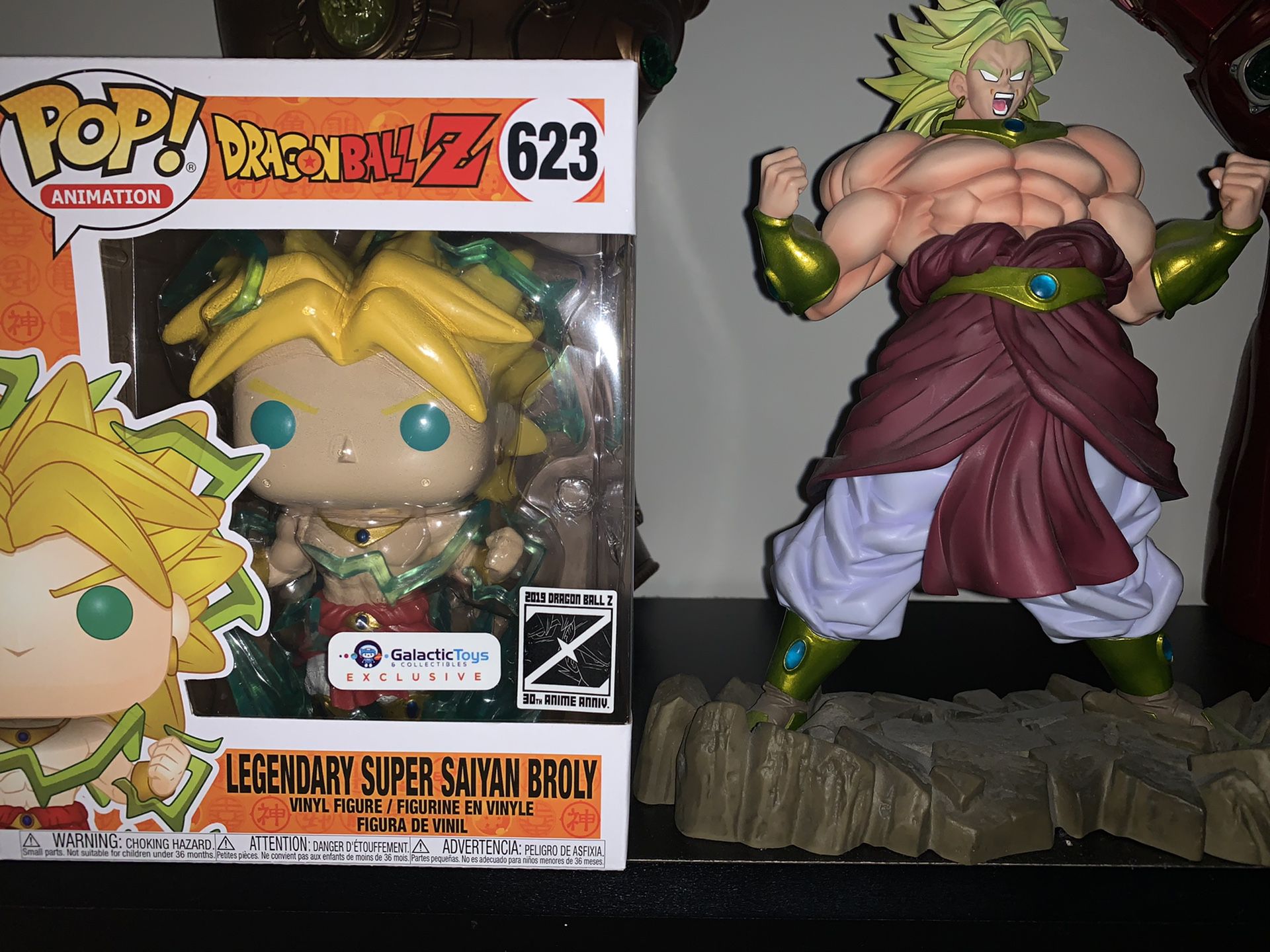 Dragon Ball Z Broly 6 in POP! and Statue