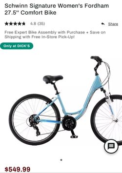 Schwinn fordham women's bike hotsell
