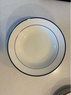 Blue Lined Bowls (set of 4)