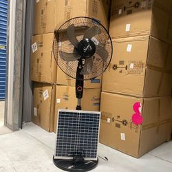 New Rechargeable Solar Fans ☀️ Delivery Available 