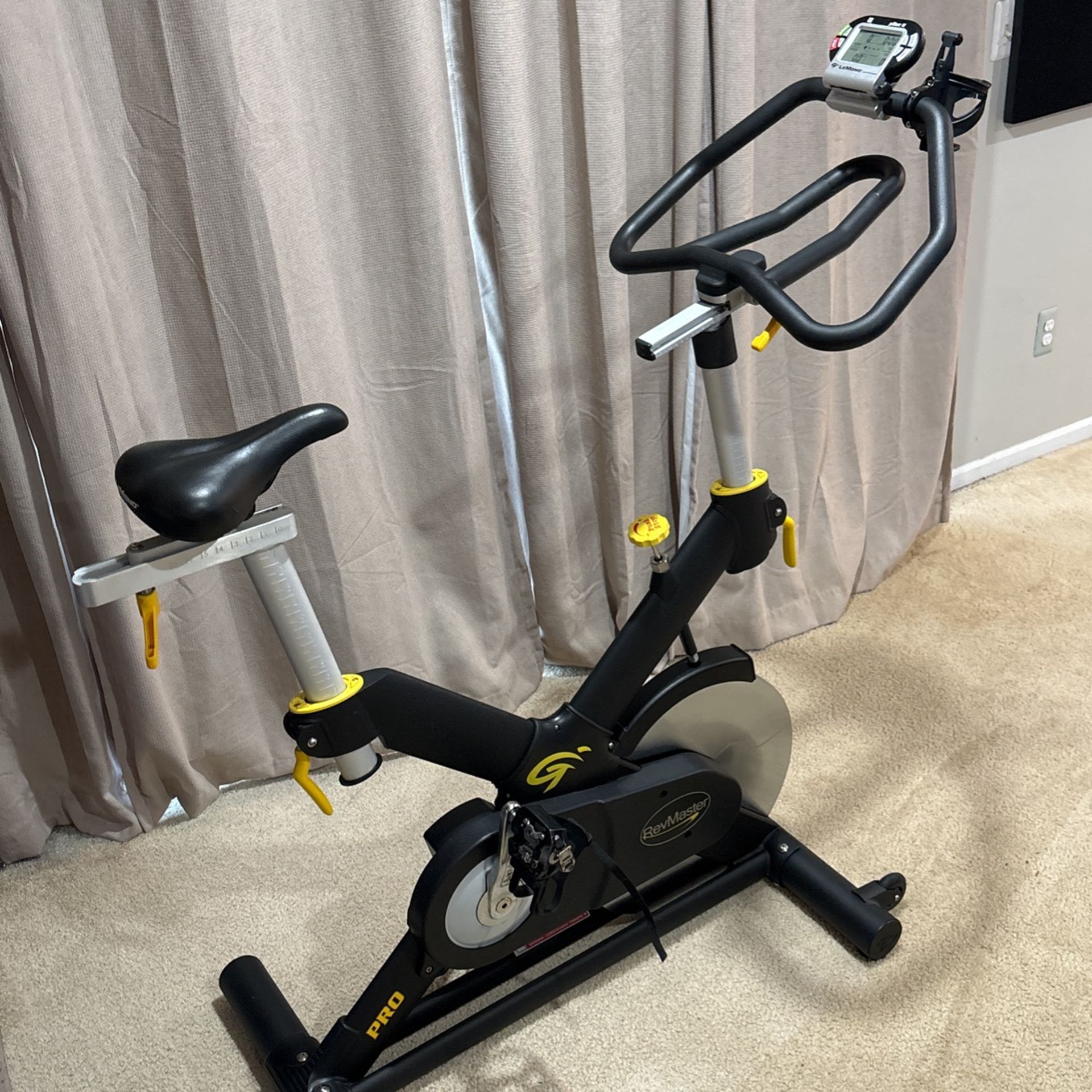 LeMond RevMaster Pro Indoor Exercise Bike With Pilot II LP