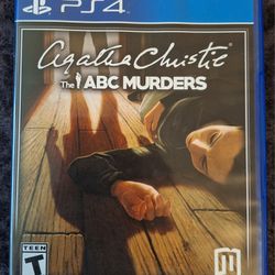 AGATHA CHRISTIE: THE ABC MURDERS PS4 GAME [2016] - GREAT CONDITION 