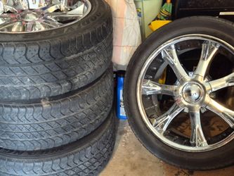 20" rims with tires
