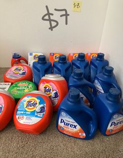 Garage Sale Tide Pod Detergent All Arm and Hammer and more Fabreze