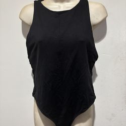 Zara Halterneck Bodysuit in Black size XL
