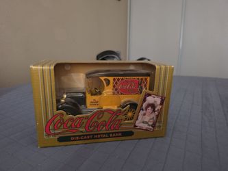 Coca-Cola Die-Cast Metal Bank Truck