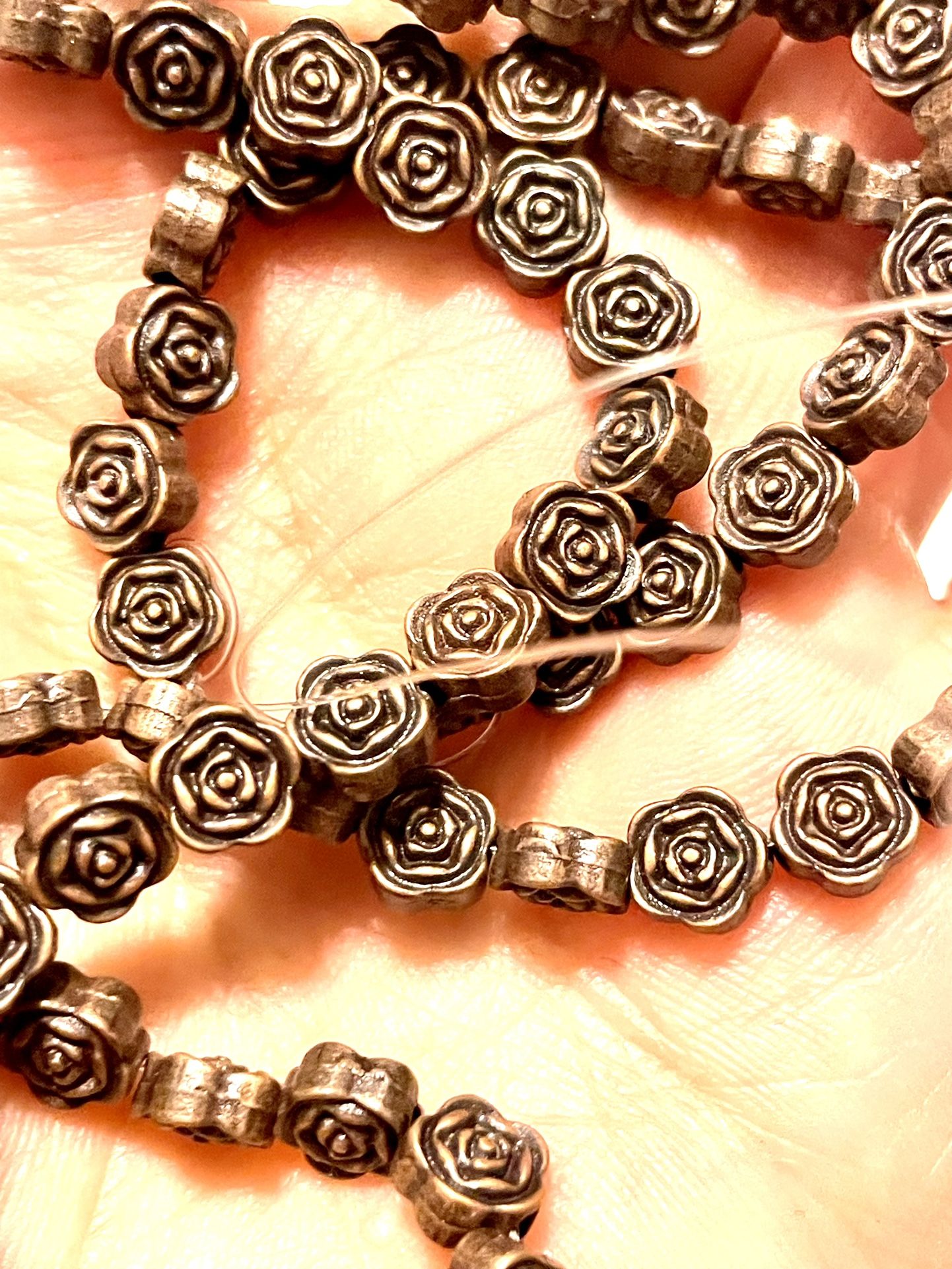 Strand Of Copper Colored Beads