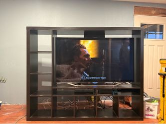 Tv stand book shelf