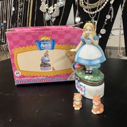 Alice In Wonderland Porcelain Box