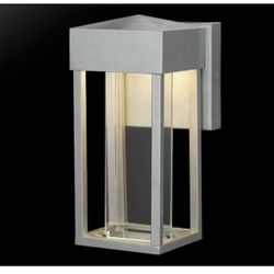 Globe Electric Bowie Industrial LED Outdoor Wall Sconce – Galvanized Steel