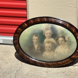 Antique Bubble Glass - Frame