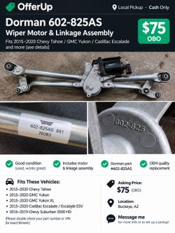 Dorman 602-825AS Wiper Motor & Linkage Assembly