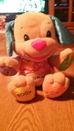 Laugh & Learn love to play puppy sings ABC's colors and songs lights and sounds I have 3 in stock