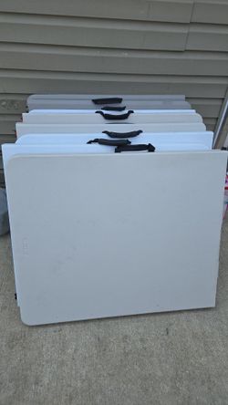 Tables of 6 feet new $40 each.