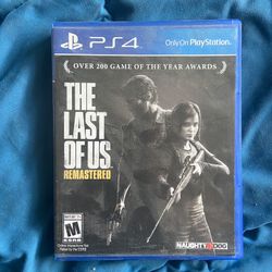 The Last Of Us PS4 Game 