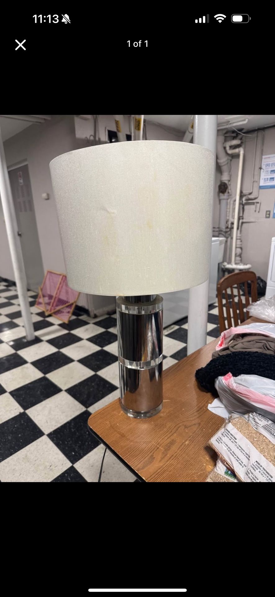 Silver Lamp
