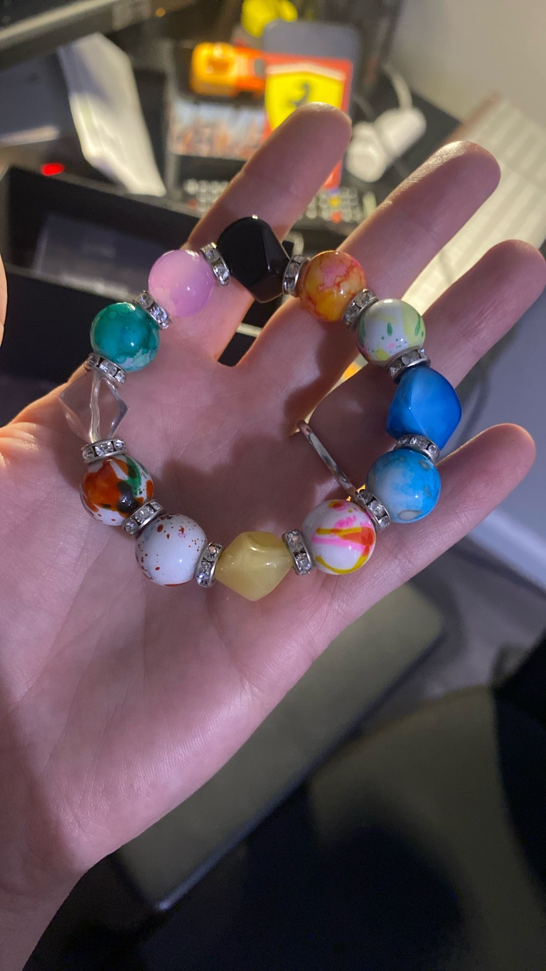 Glass Bead Bracelet