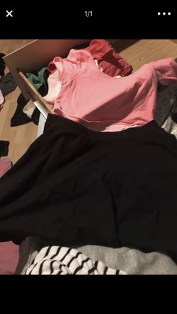 Forever 21 crop top and skirt medium