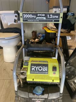 Ryobi pressure washer  2000psi 2.2 gpm