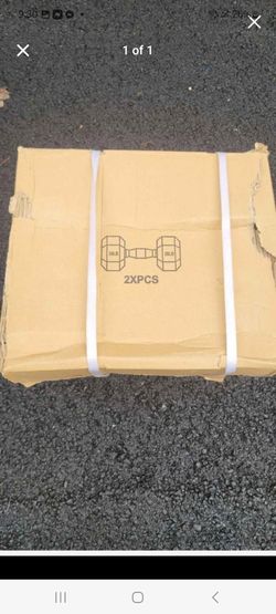 New in Box Rubber Hexagon Dumbbells-20lbs Cash or Zelle