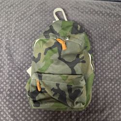Used Camoflauge Backpack