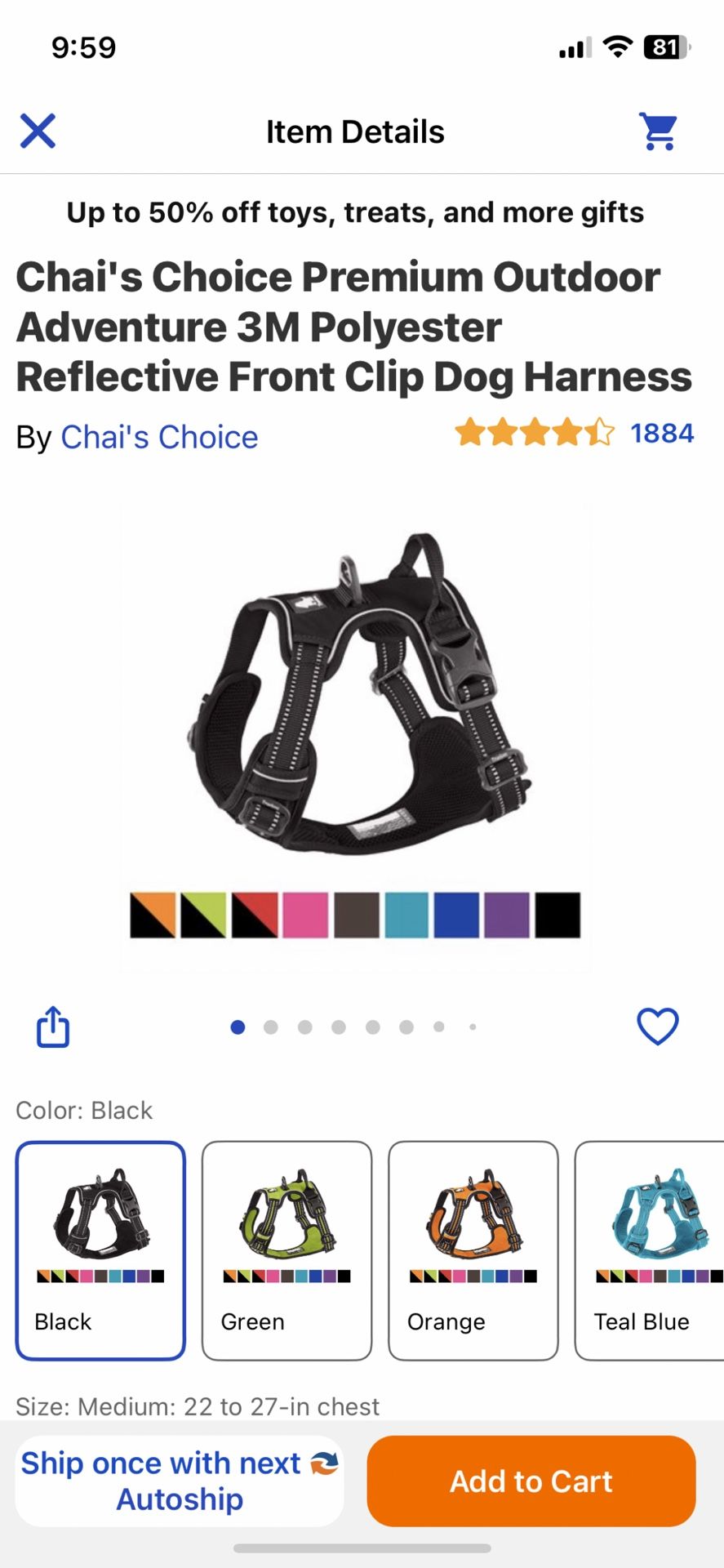 Medium Dog Harnesses