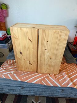 Wood cabinet