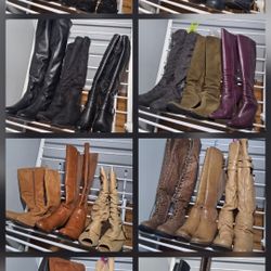 lot of women's boots size 7