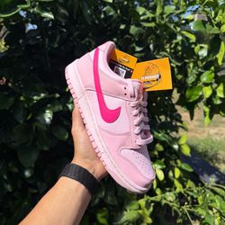 Nike Dunk Low ‘Triple Pink’ GS  / Women / Men Sizes Sneakers / Shoes