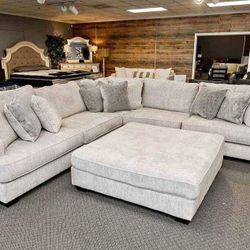 Rawcliffe White Sectional