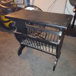 Wood End Table