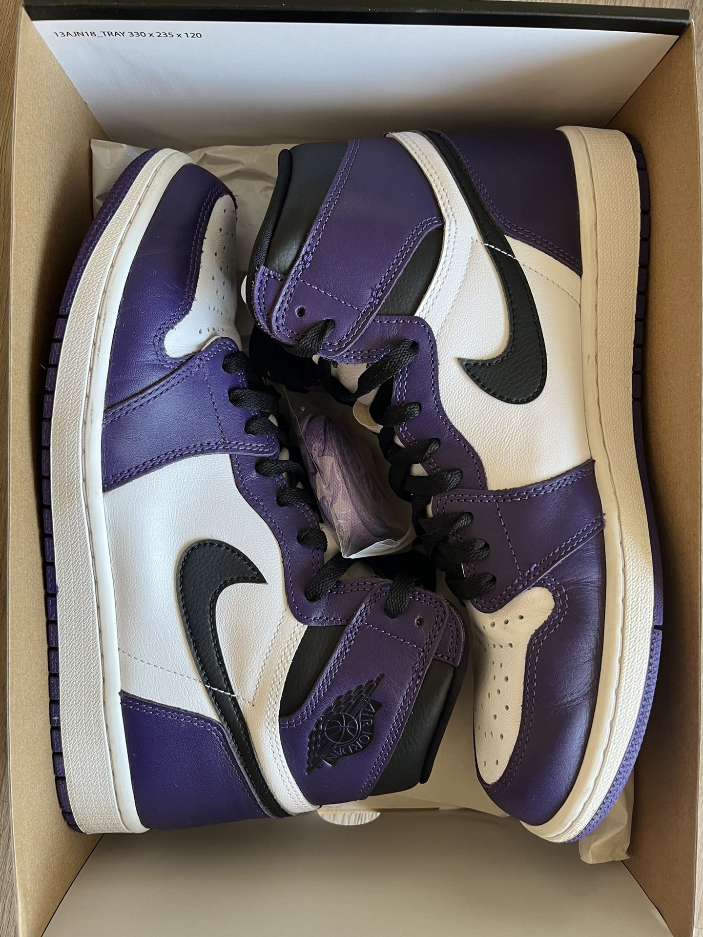 Jordan 1 Court Purple 10.5