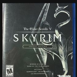 PS4 Game Skyrim The Glider Scrolls V