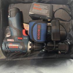 Bosch Electric Drill + Bag & Accessories