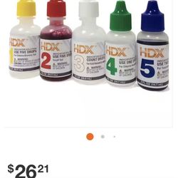 New!! Swimming Pool Water Test Refill Bottles 