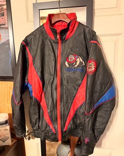 Fresno State Bulldogs Leather Varsity Jacket