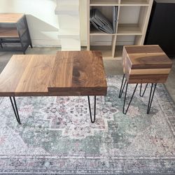Custom Matching Coffee Table And Side Table 