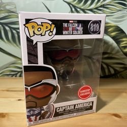 Pop! Marvel: The Falcon and the Winter Soldier -Captain America (GameStop Exclusive)