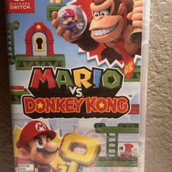 I’m asking$45 Mario Vs. Donkey Kong  it’s in good condition Nintendo switch game