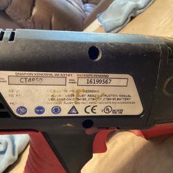 Great Pre-owned Snap-on CT4850 1/2” 18v Impact Wrench