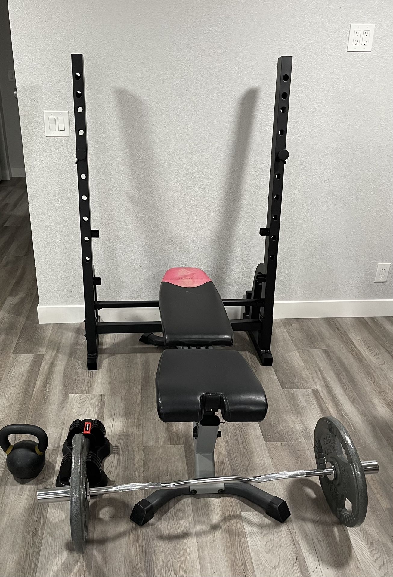 Bench press and Weights
