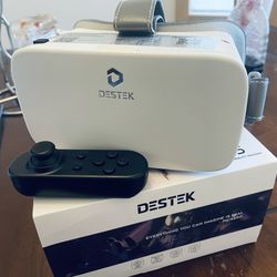 Destek VR Headset w/Bluetooth Remote (NEW)