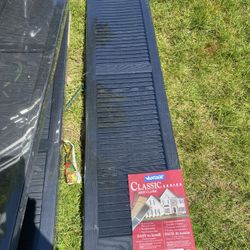 4 Sets Of Louvered Persianas