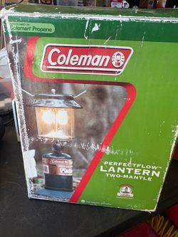 Almost new Coleman perfect flow lantern
